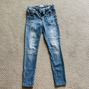 OASIS RIPPED JEANS/JEGGINGS SIZE 0 (LIKE NEW)